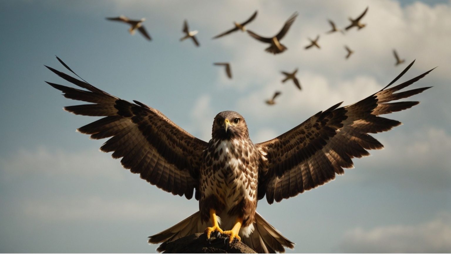 Soaring Souls of Hawks Circling Overhead Spiritual Meaning?